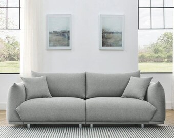 Teddy velvet upholstered water horn sofa beautiful fashion country living room modern room