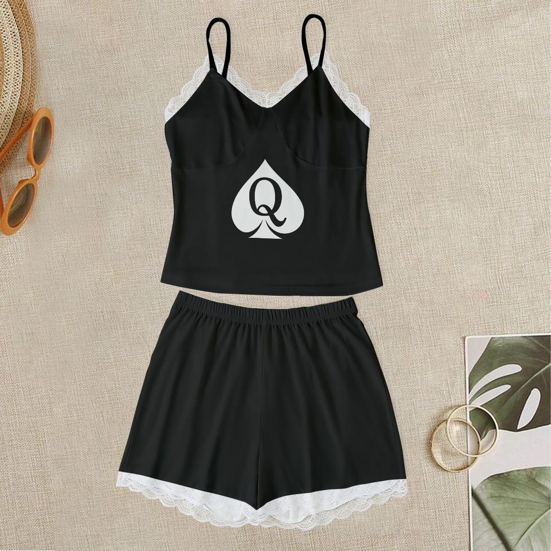 Dame De Pique QOS Hotwife Cocu Euro Collier Lifestyle Bijoux Noir Coq Appartenant Amant BBC Salope Femme Style 2 - France