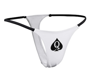 Queen of Spades Thong Panty, QOS Thong Panty