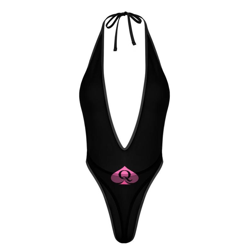Queen of Spades Mesh Lingerie Bodysuit image 3