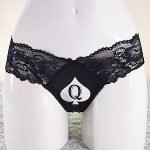 QOS Panty, QOS Underwear, Queen of Spades Panty, Queen of Spades Underwear, Hotwife Panty, Sexy Women&#39;s Panties, Very Sexy Underwear