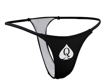 Queen of Spades Thong Panty, QOS Thong Panty