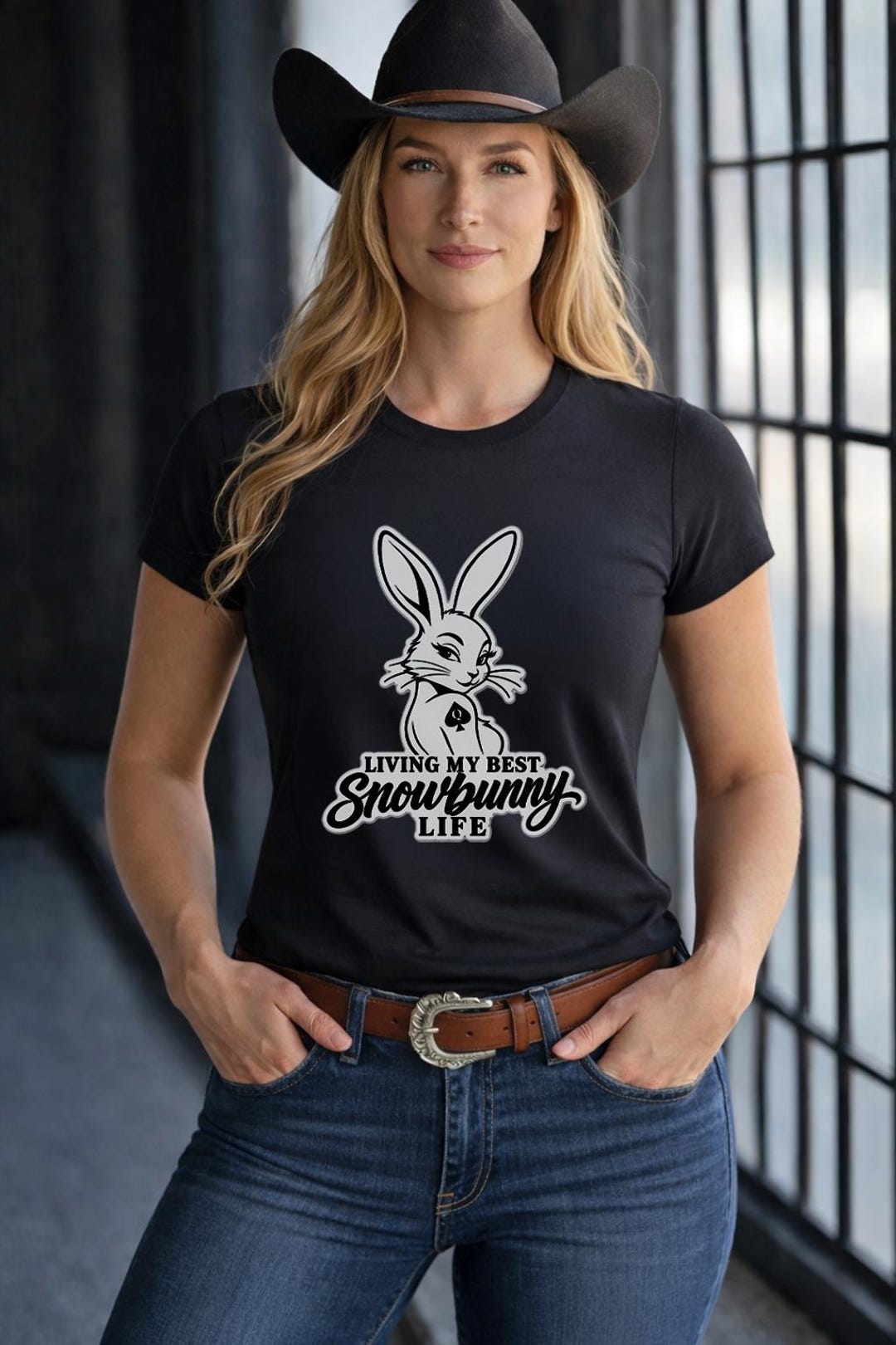 QOS Tshirt, QOS Snowbunny Tshirt, Queen of Spades T-shirt - Etsy