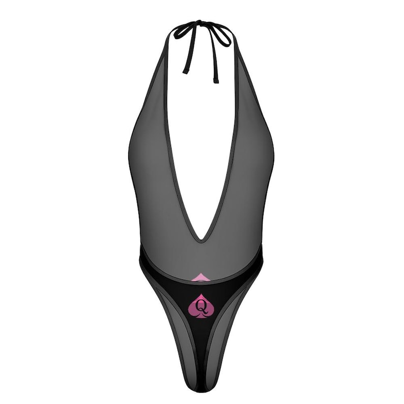 Queen of Spades Mesh Lingerie Bodysuit image 4
