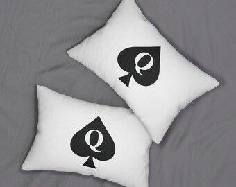 Queen of Spades Pillow, QOS Pillow
