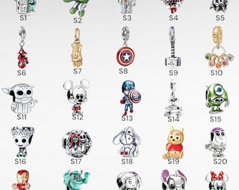 Pandora Charms Anhänger, Sterling Silber Pandora Charms, Disney Pandora Charme, Pandora Disney Charms, Wunder Charms, Pandora Charms, Pandora Charms