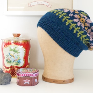 KNITTING PATTERN - Prairie Rose Hat