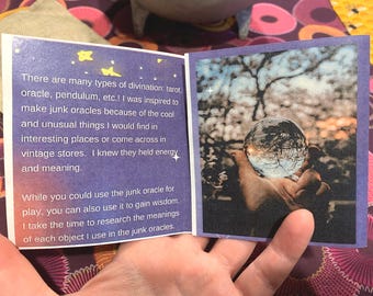 Junk Oracle – Handmade Divination Set, Intuitive Reading Tool, Witchy Curio Kit for Rituals