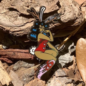 The Cryptid Cuties: Jackalope Pin