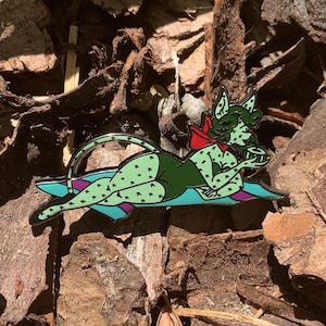 The Cryptid Cuties: Cactus Cat Pin
