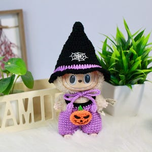 Labubu Dress Amigurumi Stuffed Animal Labubu Clothes Labubu Macaron Outfit Labubu Accessories For Labubu Dresses Labubu Outfits For Labubu
