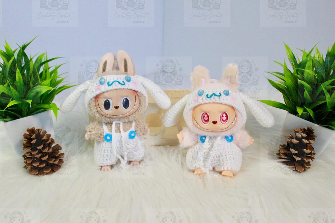 ラブブドレス ラブブ　Labubu ラブブドレス着　ラブブスーツ着　着せ替え服　6点セット