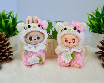 Labubu Exciting Macaron Pink トトロ　コスチューム Amazon.com: Adorable Custom Outfits for The Monsters' LABUBU