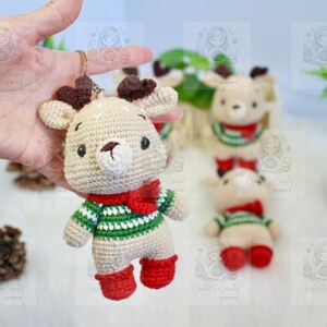 Reindeer Toy Decor Reindeer Christmas Decor Reindeer Stuffed Animal Reindeer Home Decor Reindeer Plush Ornament Reindeer Decor for Christmas