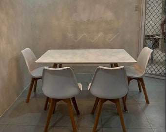 Scandinavian Dining Table and Chairs