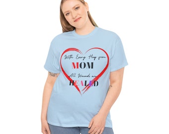 T-SHIRT MOM with Phrase - Heavy Cotton Tee