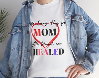T-SHIRT MOM with Phrase - Heavy Cotton Tee