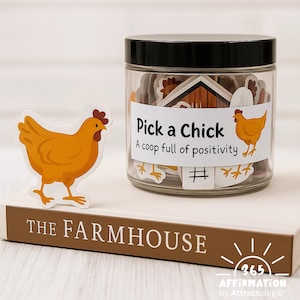 Cadeau de cartes d'affirmation de poulailler pour un agriculteur de jardin familial