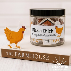 Cadeau de cartes d'affirmation de poulailler pour un agriculteur de jardin familial