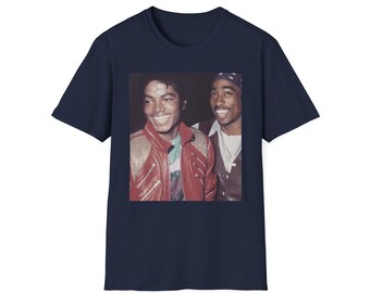 Unisex T-Shirt Michael Jackson and Tupac