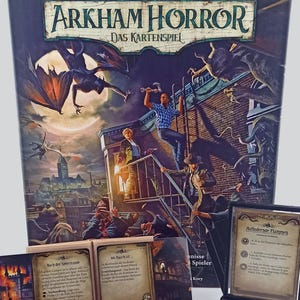 Arkham Horror LCG Soporte de cartas | Soporte de Agenda con bandeja & soporte de Escenario Art Déco | Suelto o en set | Impresión 3D