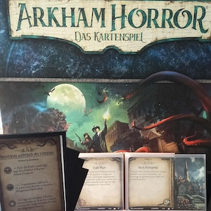 Arkham Horror Agendahalter und Szenariohalter