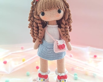 My Melody Inspired Crochet Doll Pattern, Amigurumi (PDF Pattern)