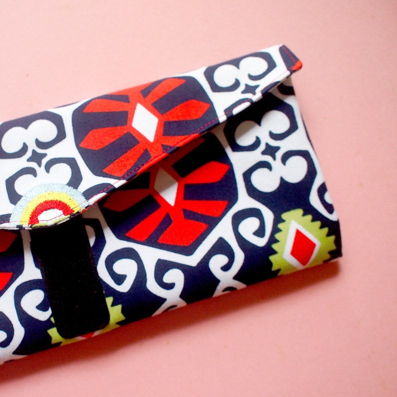 BYO Utensils Pouch 2 COMPARTMENTS Cute Reusable Zero Waste Etsy