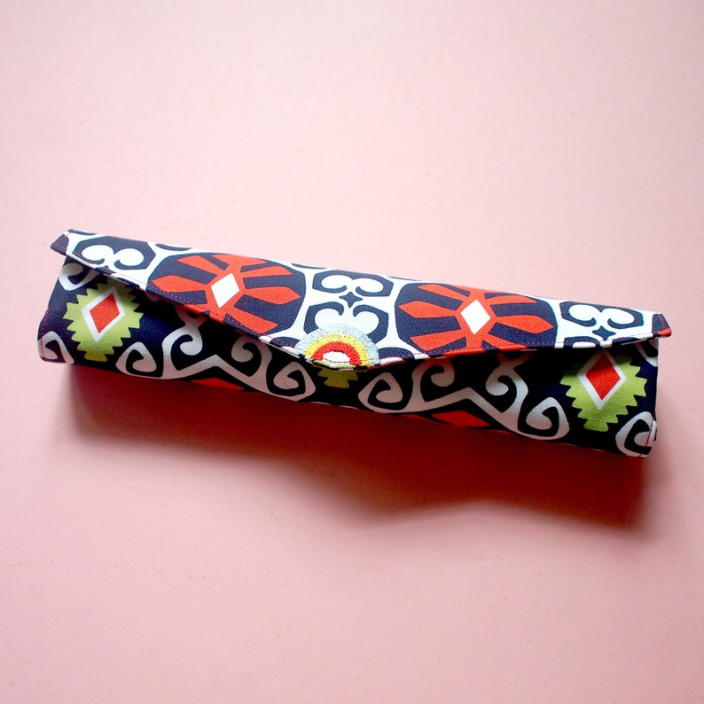 BYO Utensils Pouch 2 COMPARTMENTS Cute Reusable Zero Waste Etsy