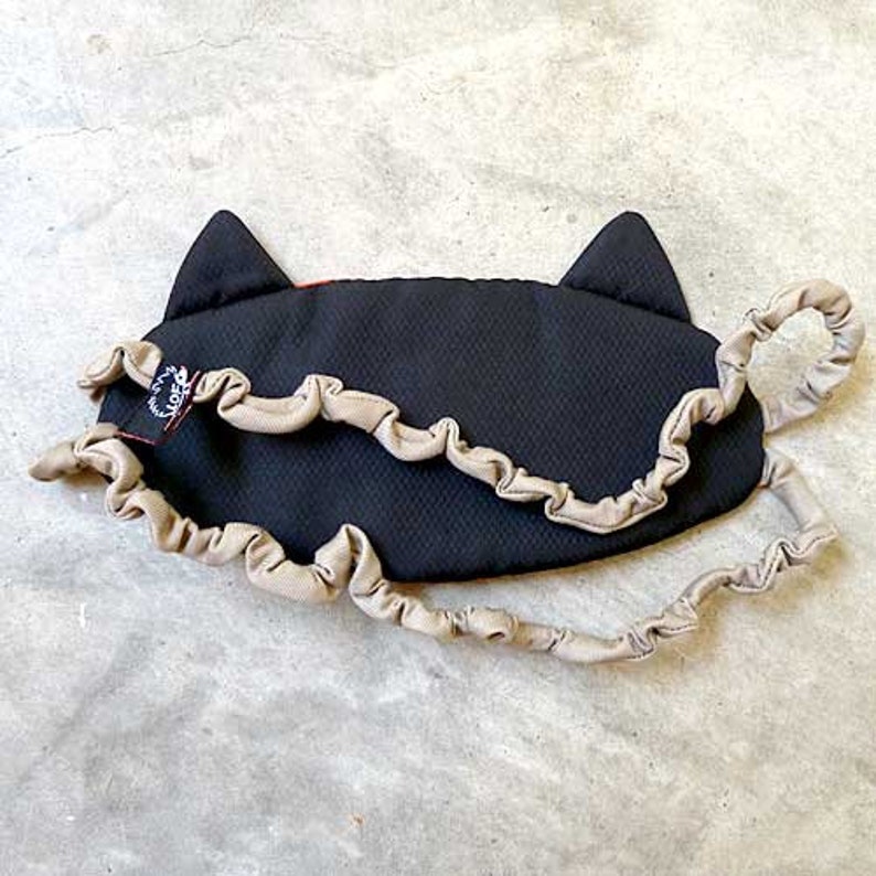 Raccoon Sleep Mask Cute Padded Eye Cover Animal Face Etsy