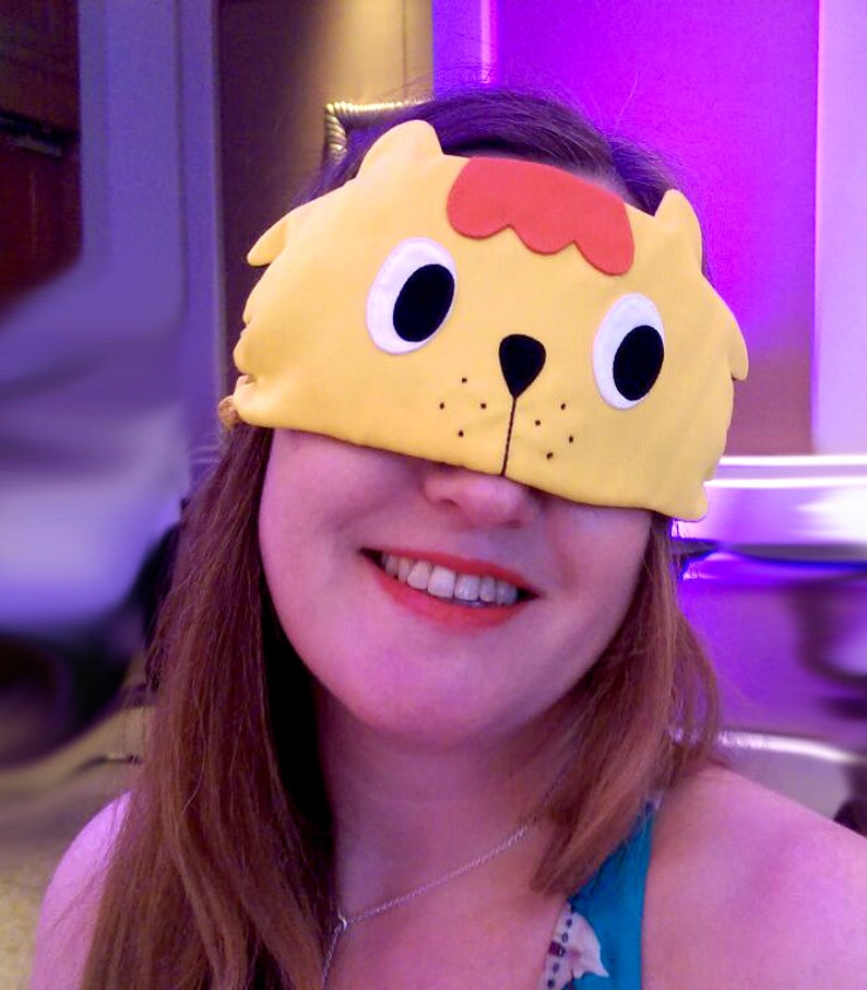 Raccoon Sleep Mask Bandit Eye Cover Padded Eye Mask Pillow Etsy