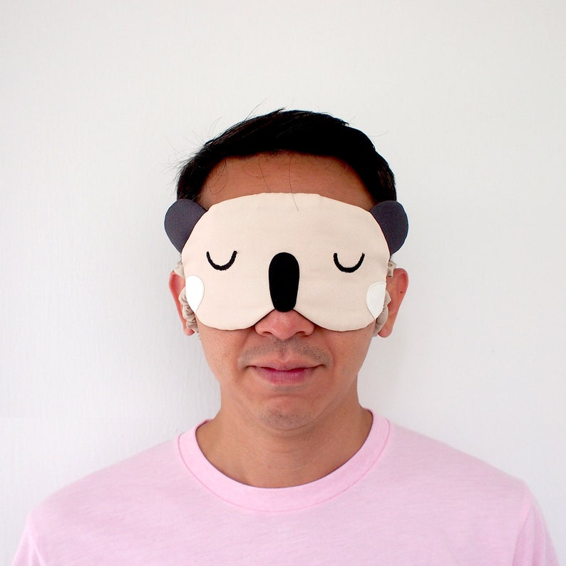 KOALA Sleep Mask Animal Sleeping Mask Cute Sleep Eyemask | Etsy
