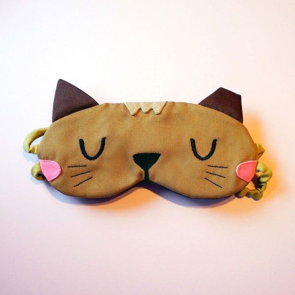 Kitty Sleep Mask Etsy