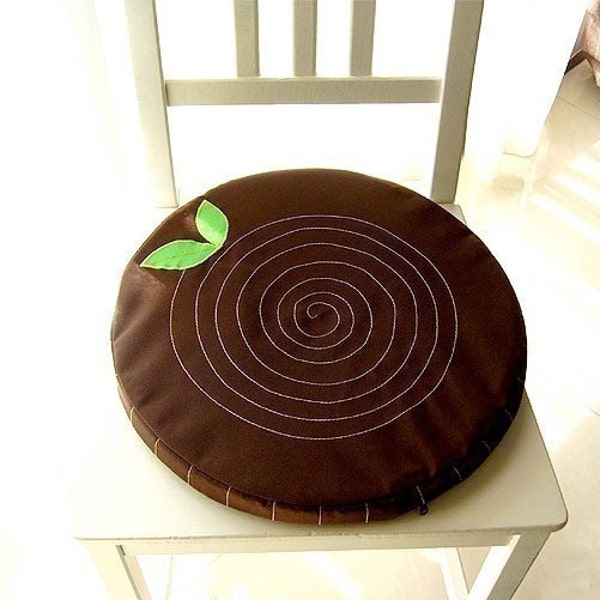 Stumpie Seat\/Floor Cushion (Dark Brown)