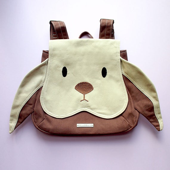 cute brown backpack