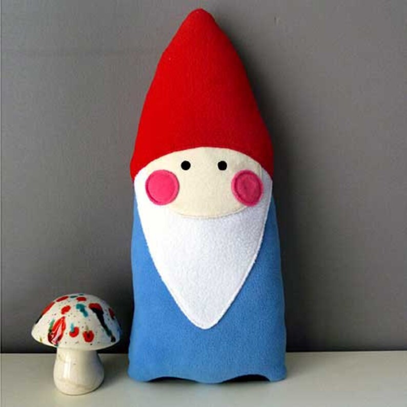 Plush Gnomes Set Of 3 Bearded Moustache Dwarf Soft Toy Etsy