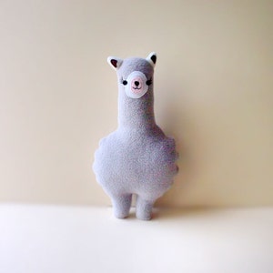 Stuffed Alpaca Toy Cute Llama Plushie Sheep Soft Plush Toy Etsy
