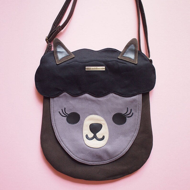 Alpaca Crossbody Bag Llama Sling Purse Cute Vegan Handbag Etsy