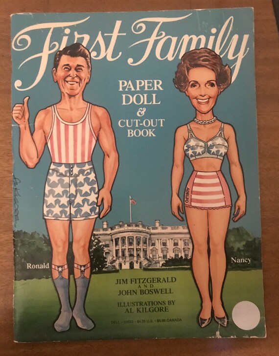 ronald reagan paper dolls