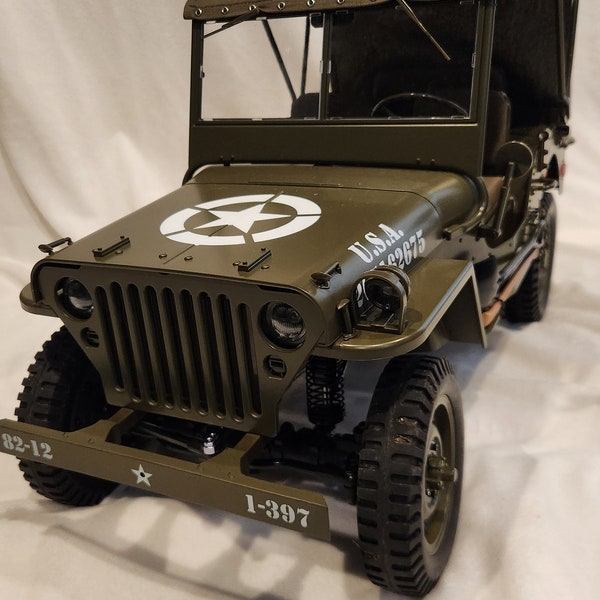 CLIPLESS Body Mount System for ROCHOBBY 1:6 1941 MB Scaler Willys Jeep