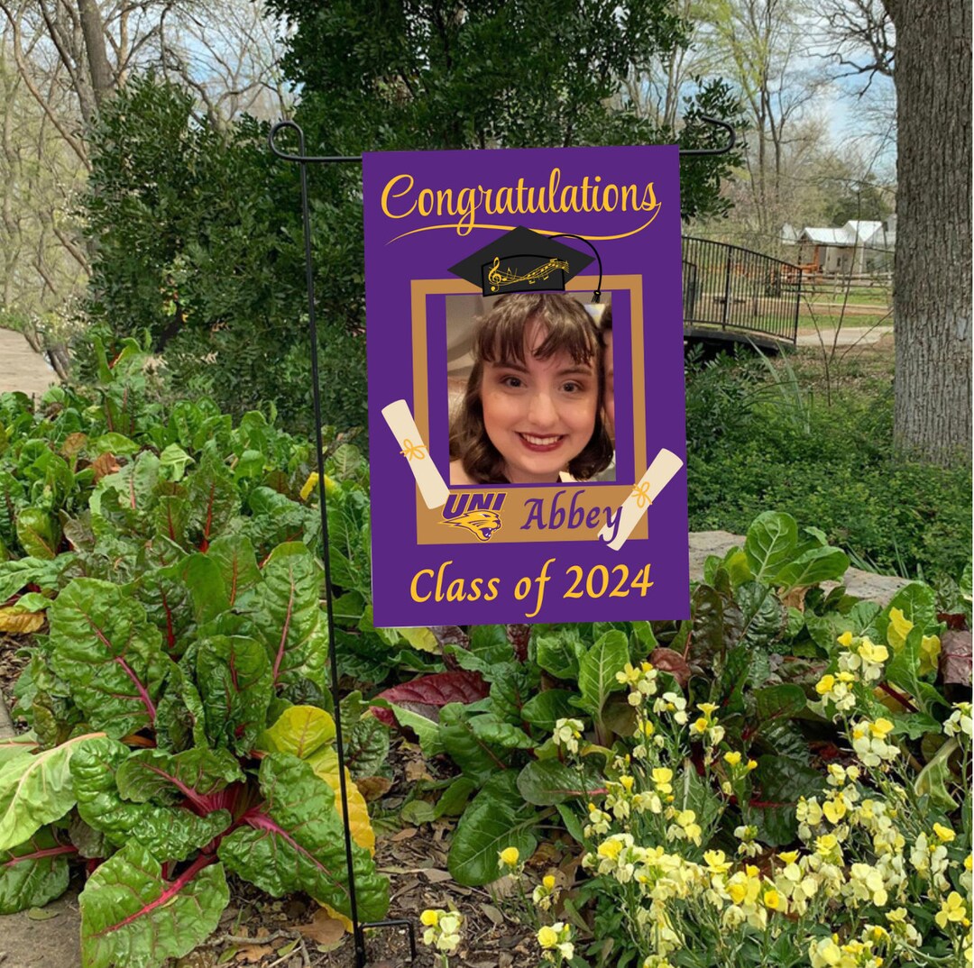 GRADUATION! Personalized Photo Flags, Made in Davenport, Iowa - Etsy