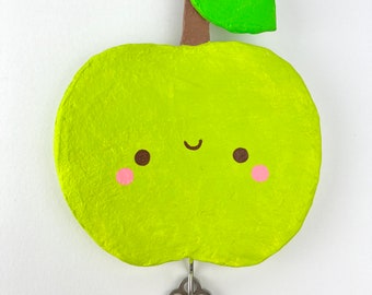 Happy Apple Papier-mâchè Wall Hook