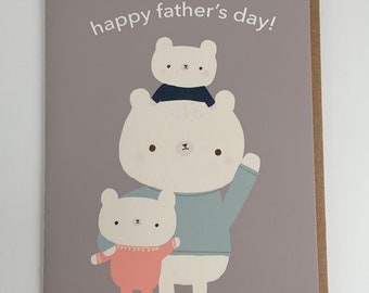 Papa Bear Father's Day Card