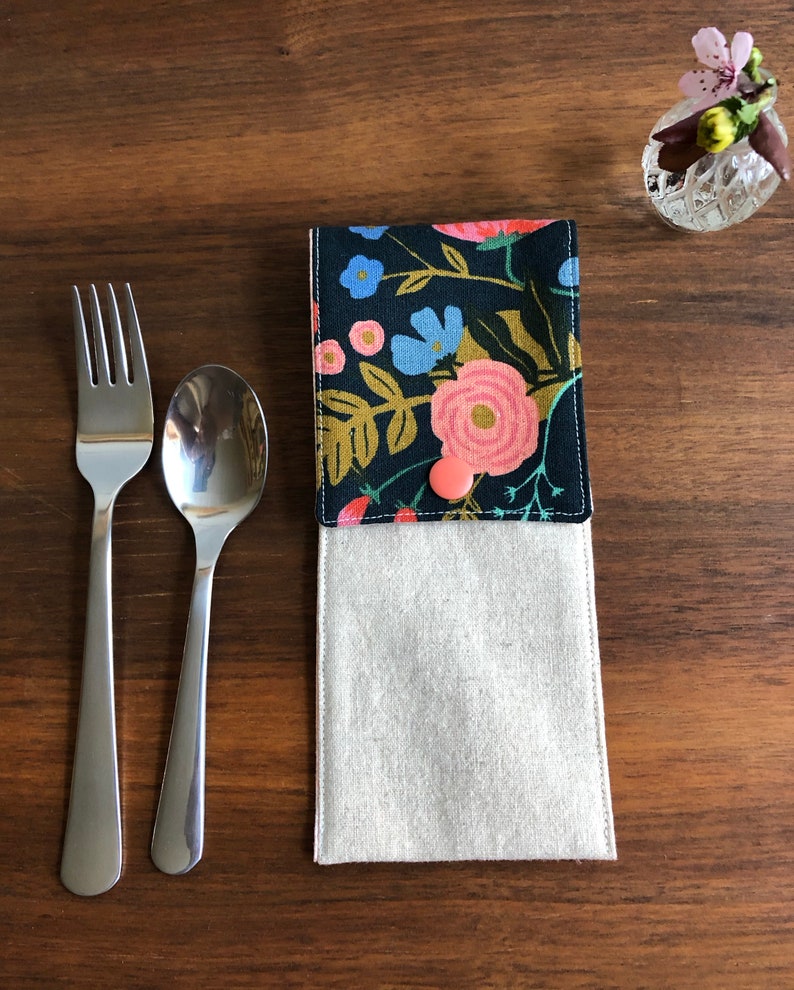 Rifle Garden Travel Silverware Set and Pouch