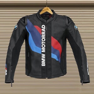 BMW Motorrad Motorcycle Racing Leather Jacket Genuine