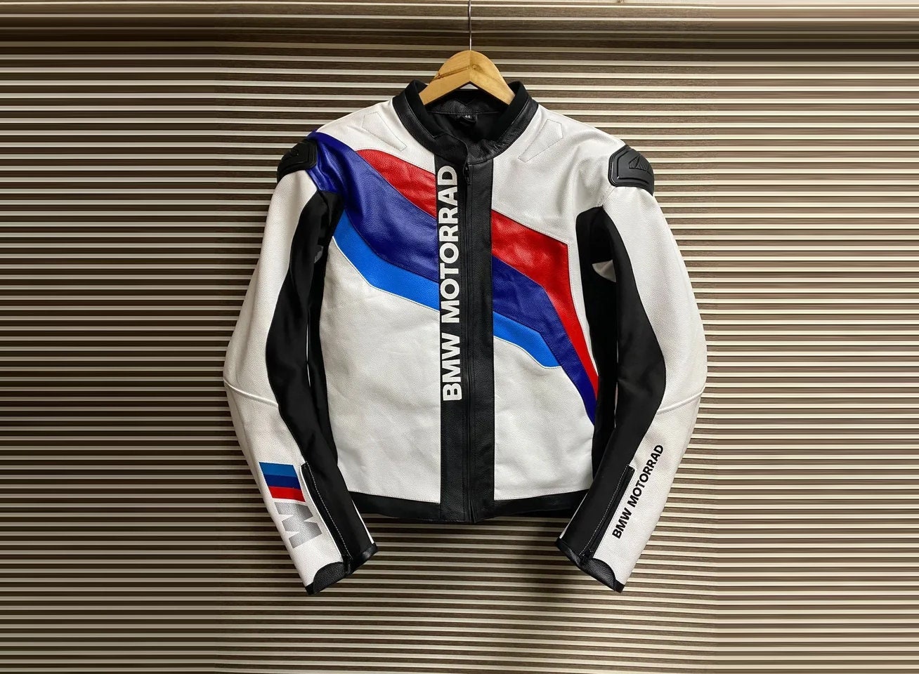 BMW Motorrad Motorcycle Racing Leather Jacket Genuine BMW Motorrad Motorcycle Racing Leather Jacket Genuine