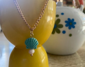 Turquoise Shell Necklace