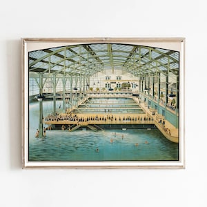 Póster de pintura sobre lienzo de los baños de Sutro, San Francisco