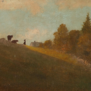 Winslow Homer Herbst Landschaft Malerei Poster Leinwanddruck Strukturpapier