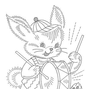 Animal Quilt Blocks Vintage Hand-Embroidery Pattern PDF (VP101)